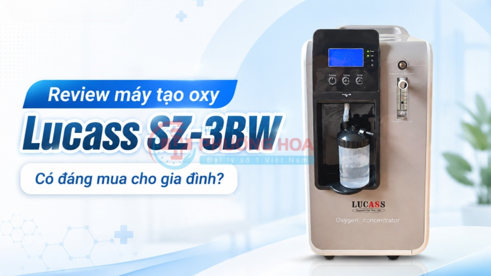 Review máy tạo oxy Lucass SZ-3BW: Có đáng mua cho gia đình?